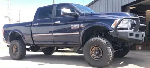 lift kit installation on Dodge Ram 3500
