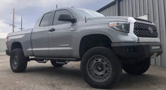 Our 4x4 Truck shop built this custom Toyota truck