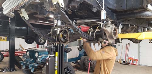 our Jeep and truck repair shop